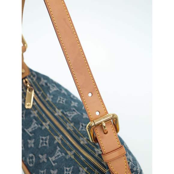 Louis Vuitton Monogram Denim Baggy GM Shoulder Bag Blue - Picture 6 of 9